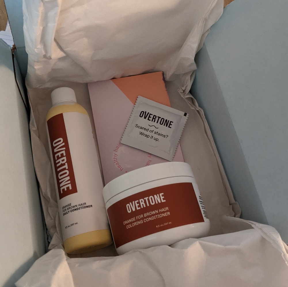 Overtone Orange for Brown Hair Conditioner Duo